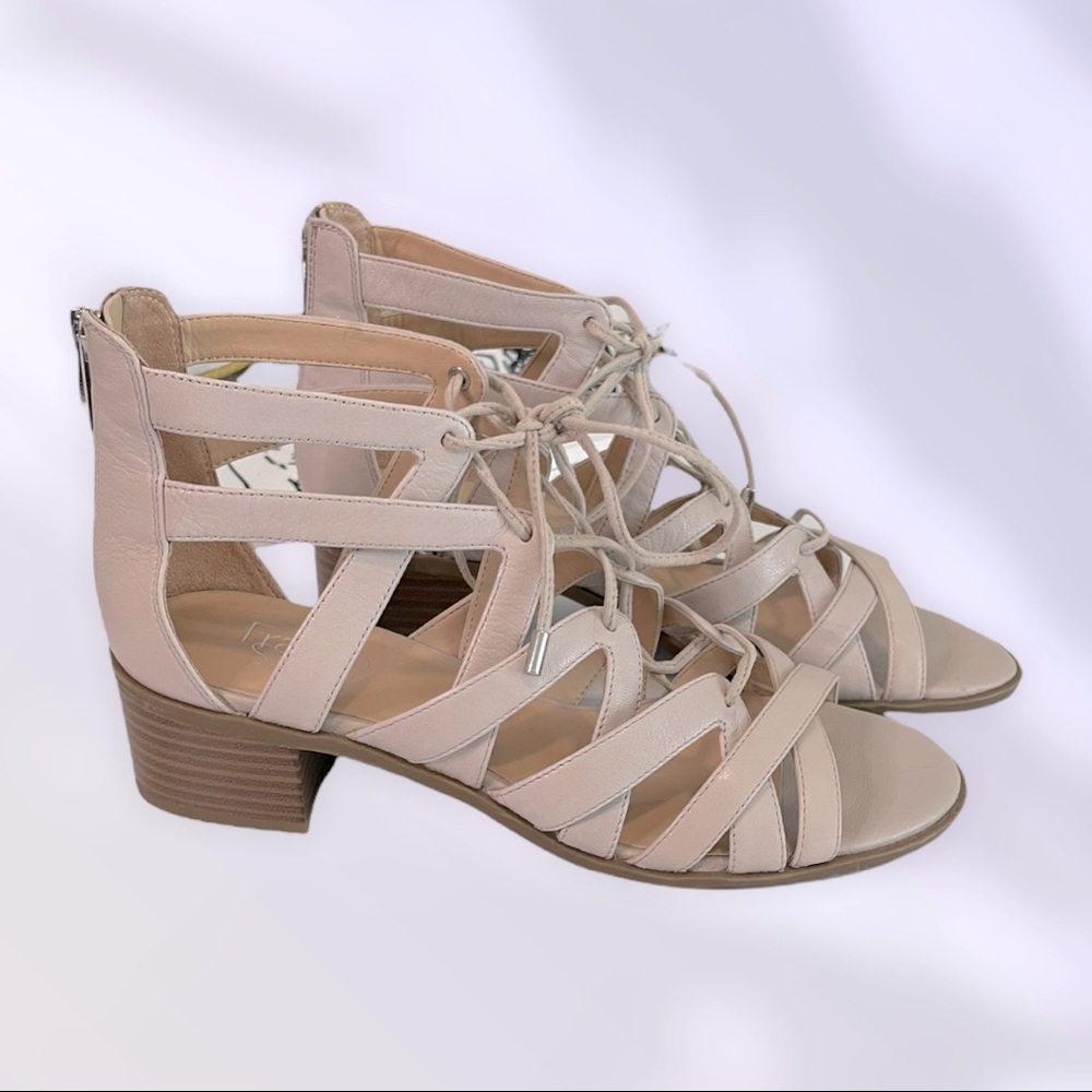 Franco Sarto Nude Pink Gladiator Sandal 9